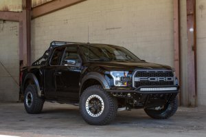 Ford F-150 Raptor Front Bumper - Addictive Desert Designs - Stealth R - Hammer Black - `17-`18 Ford F-150 Raptor Front Bumper - Addictive Desert Designs - Stealth R - Hammer Black - `17-`18